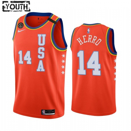 Barn Miami Heat Tröja Tyler Herro 14 Nike 2020 Rising Star Swingman